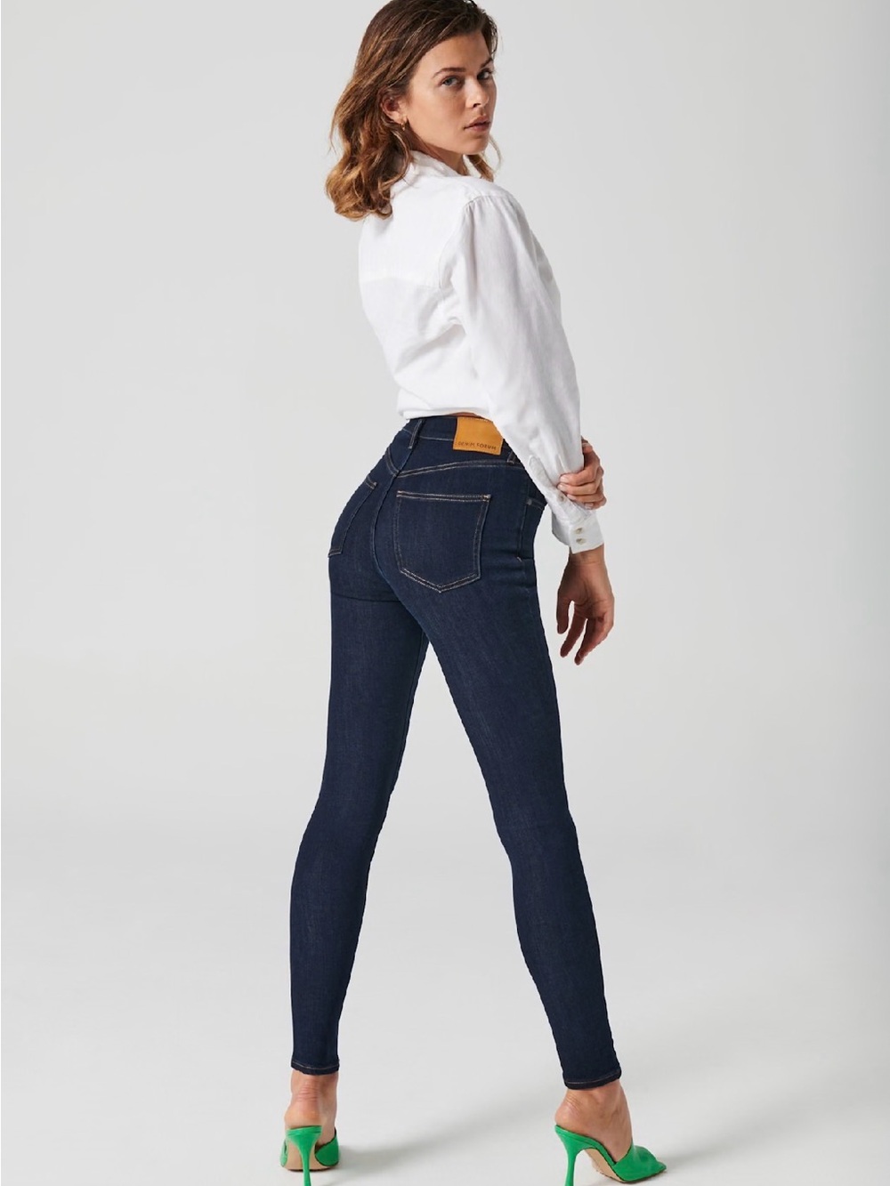 Denim Forum The Lola High Rise Skinny